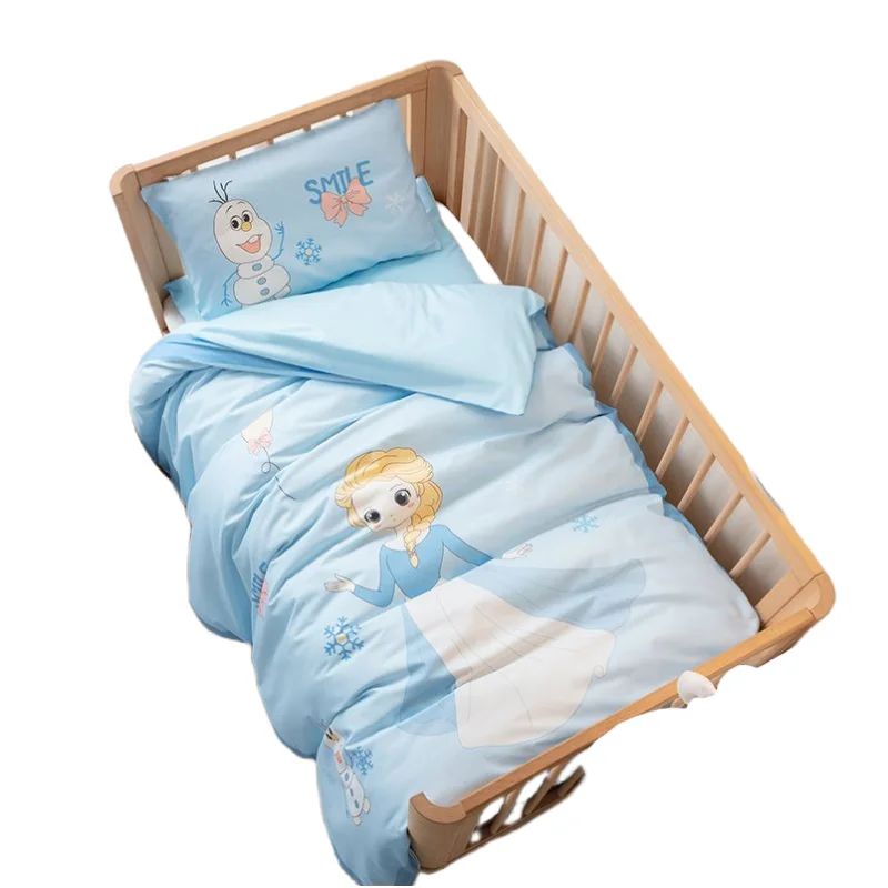 

Frozen Cartoon Children Cute Cotton 3-piece Set Kindergarten Baby Nap Special Small Quilt Cover Entering the Kindergarten Gift