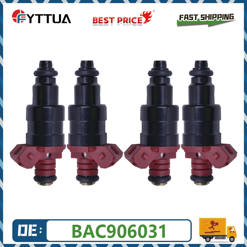 4 Uds boquilla de inyector de combustible de alta calidad BAC906031 para Vw Jetta Golf III 1H1 1991-1997 1.8L
