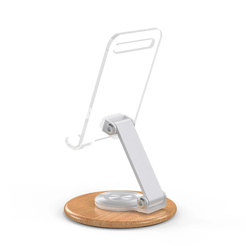 

Cell Phone Transparent Stand Acrylic 360 Degree Rotating Stand Desktop Multifunctional Universal Cell Phone Holder Easy To Use