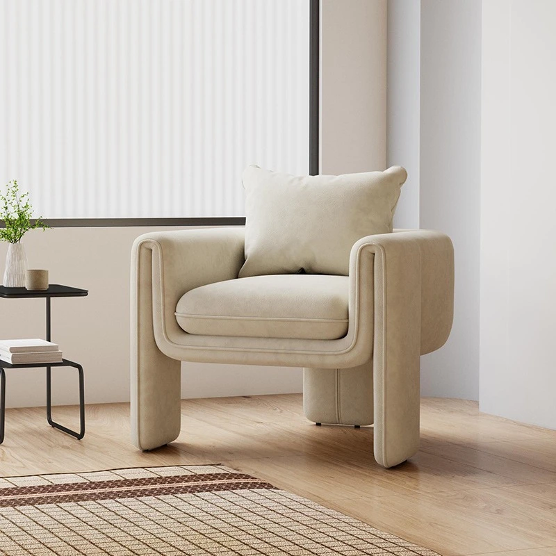 Nordic light luxury sofa chair, living room Yang Sales Office Homestay model room is simple