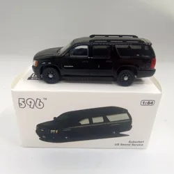 Diecast 1: 64 Scale 2014 Suburban's Off-road Vehicle Suv Alloy Simulation Car Model Collection Display Toy Gifts Souvenirs