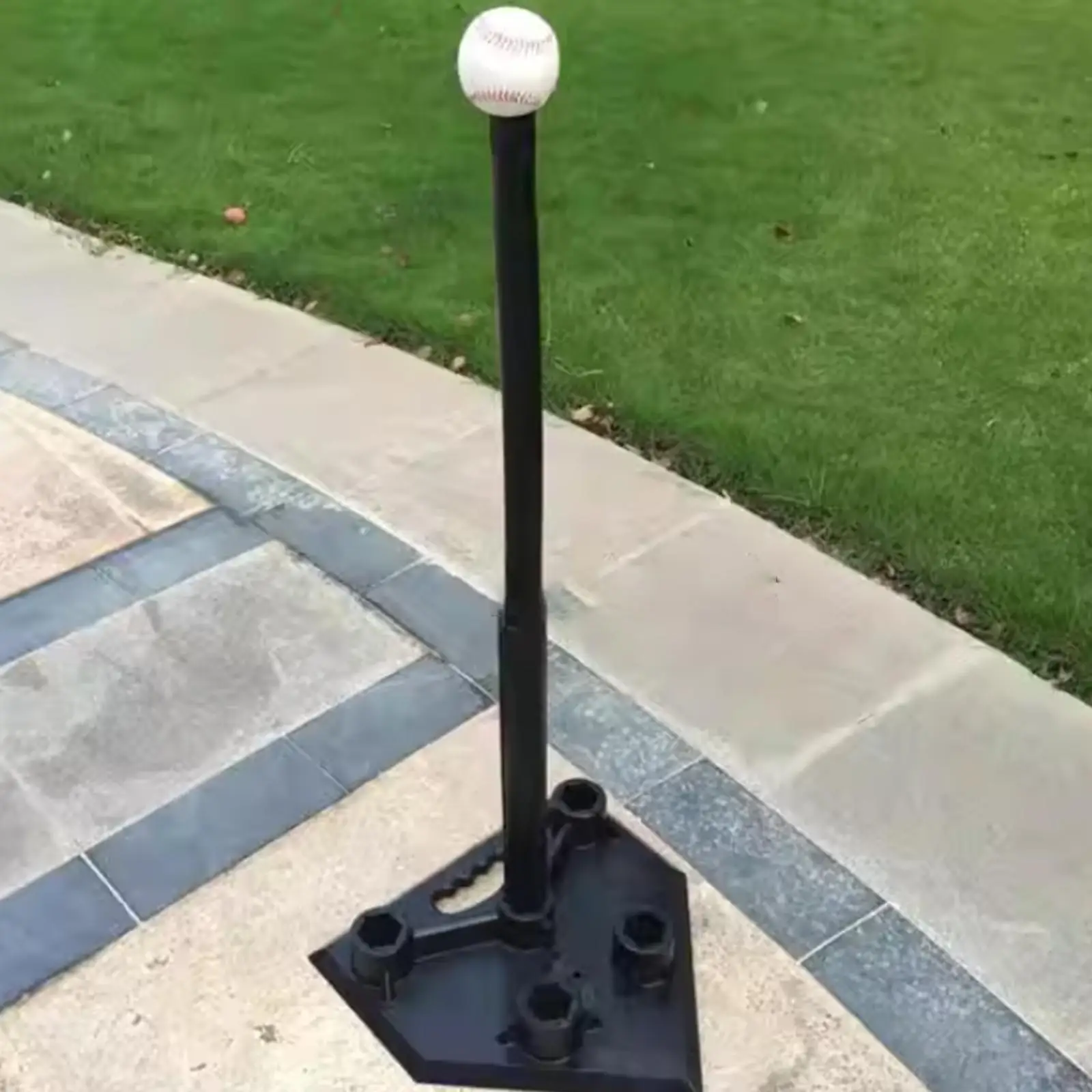 

Тренажер для отработки бейсбольного ударного движения, регулируемая стойка для бэттинга, прочная подставка для софтбола, держатель для тренировок школьных команд