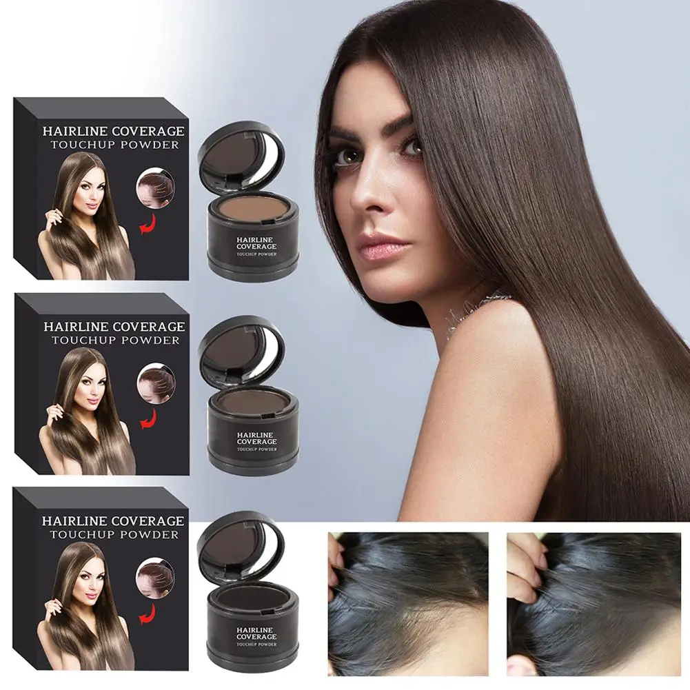 Hairline Powder ทันทีปกปิดรากผม Hair Powder สําหรับผมบางสําหรับสตรีและผู้ชาย, เส้นผม Shadow Powder M U1d1