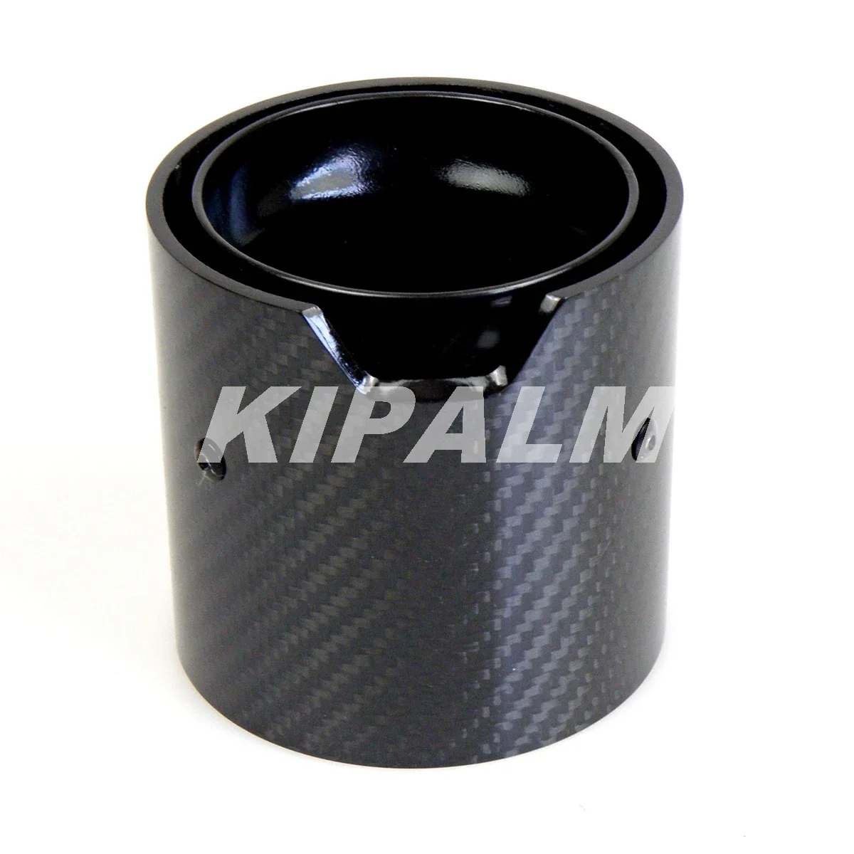 Car Exhaust Pipe M LOGO black stainless steel  Carbon Fiber Exhaust Tips for BMW M235i M240i M335i M340i M435i M440i