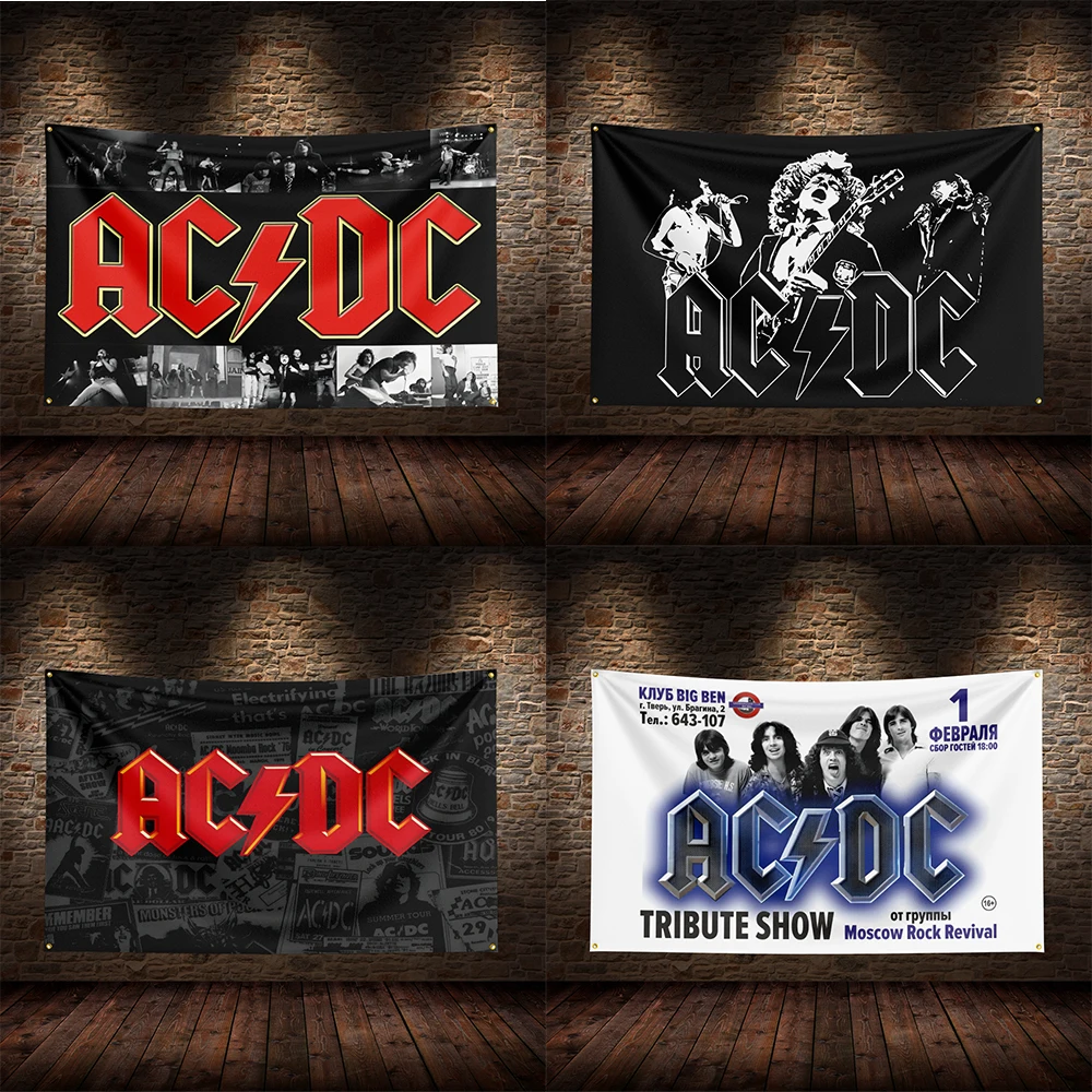 

3x5 Ft A-ACDC Bands Bands Flag Warrior Movie Poster Adventure Tapestry Background Yard Idea For Party Banner Table Wall Decorati