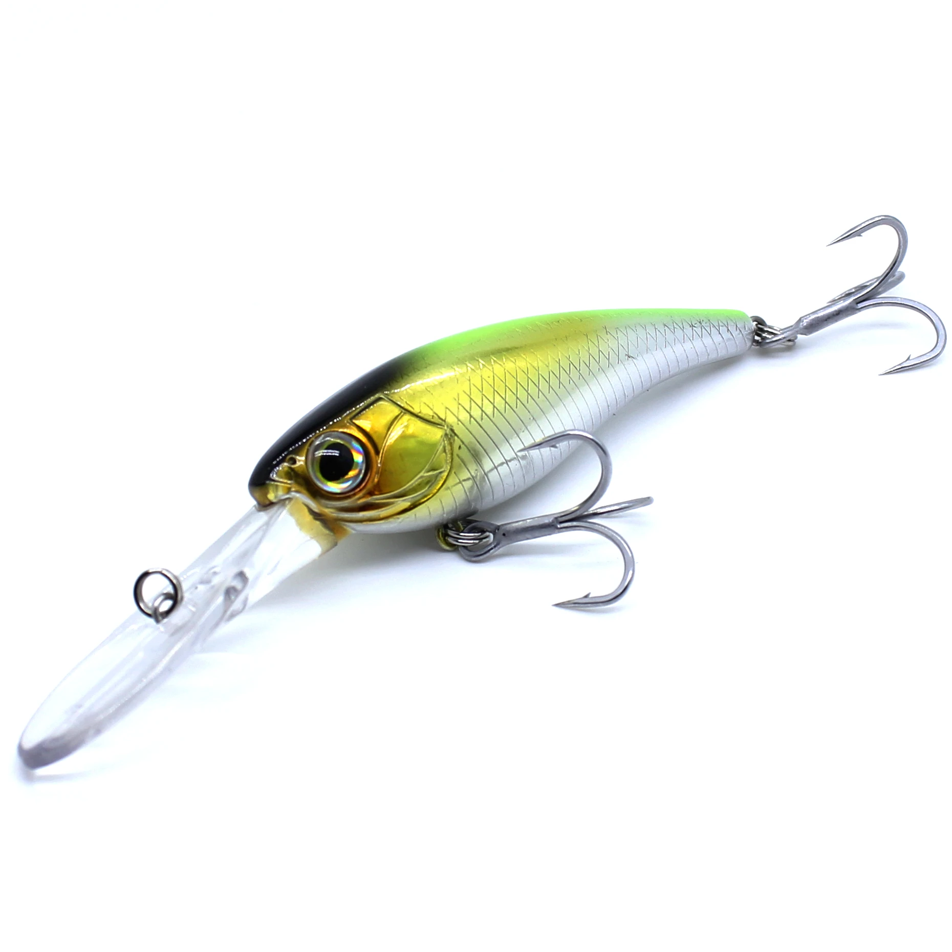 AOCLU Langsam sinkender Kurbelköder Minnow 60 mm 6 g 70 mm 10 g Shad Harter Köder Deep Diver Tiefe 0-4 m Angelköder Jerkbait Long Casting – Detail 10