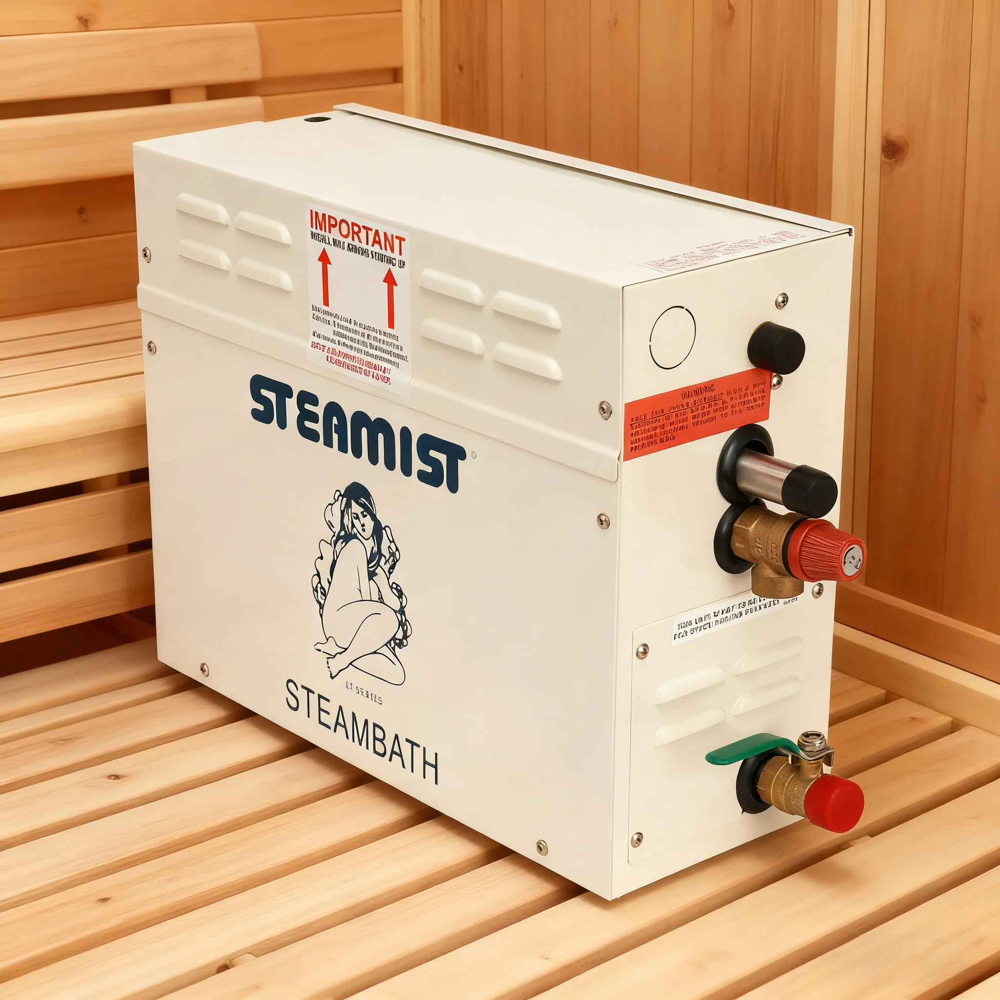 High Quality Stainless Steel Steam Machine Sauna 4-15 KW Fast Heating Bath Generator Steam Generator