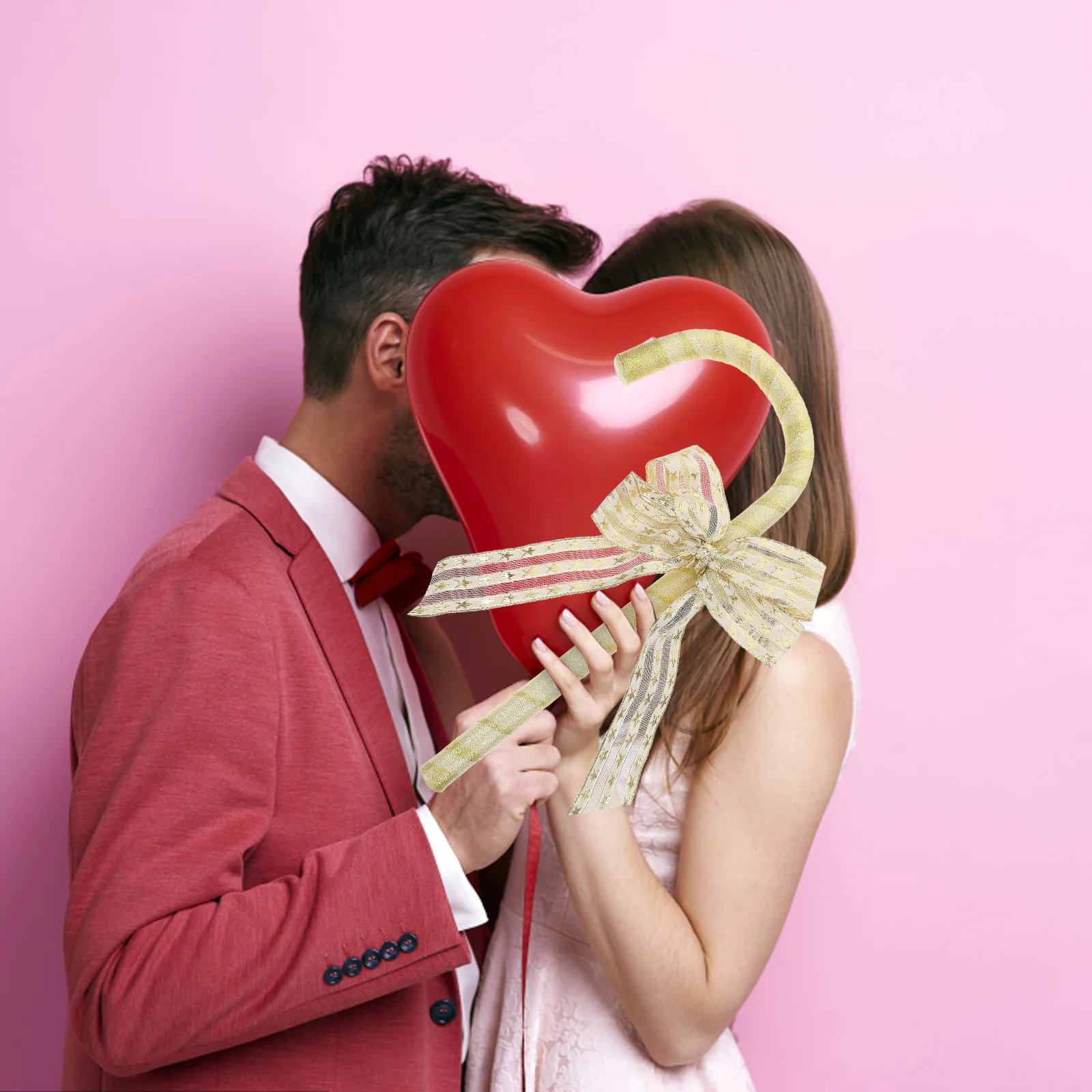 

Decorative Bow Costume Cane Prop Lightweight Bowknot Crutch for Cosplay Party Dress Up Costume Photo Supplies Dress Up Prop