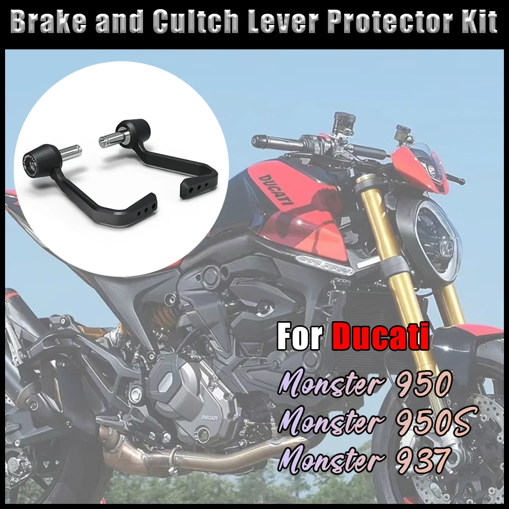 

Motorcycle Handlebar Guard For Ducati Monster950 Monster937 Brake and Clutch Lever Protector Kit Brake Clutch Lever Protective