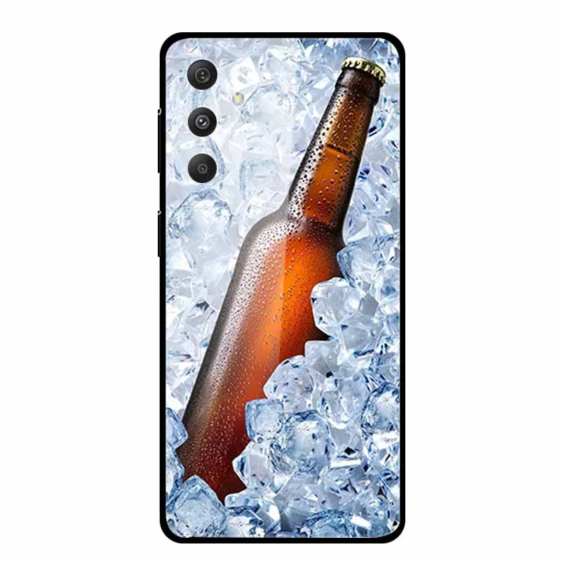 For Samsung Galaxy A55 5G Case Hard Tempered Glass Back Cover Case For Samsung M55 A25 A15 Phone Case Cover A 55 25 Soft Bumper