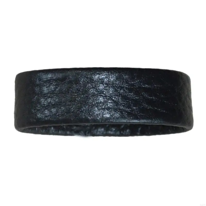 62CC elegante Rindsleder Gürtel Ringe Riemen Halter Retainer Band Leathercraft
