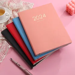 High-Quality A4 Notebook with English Daily Planner and Thick Pages for Productive Business and Study Journal Notebook