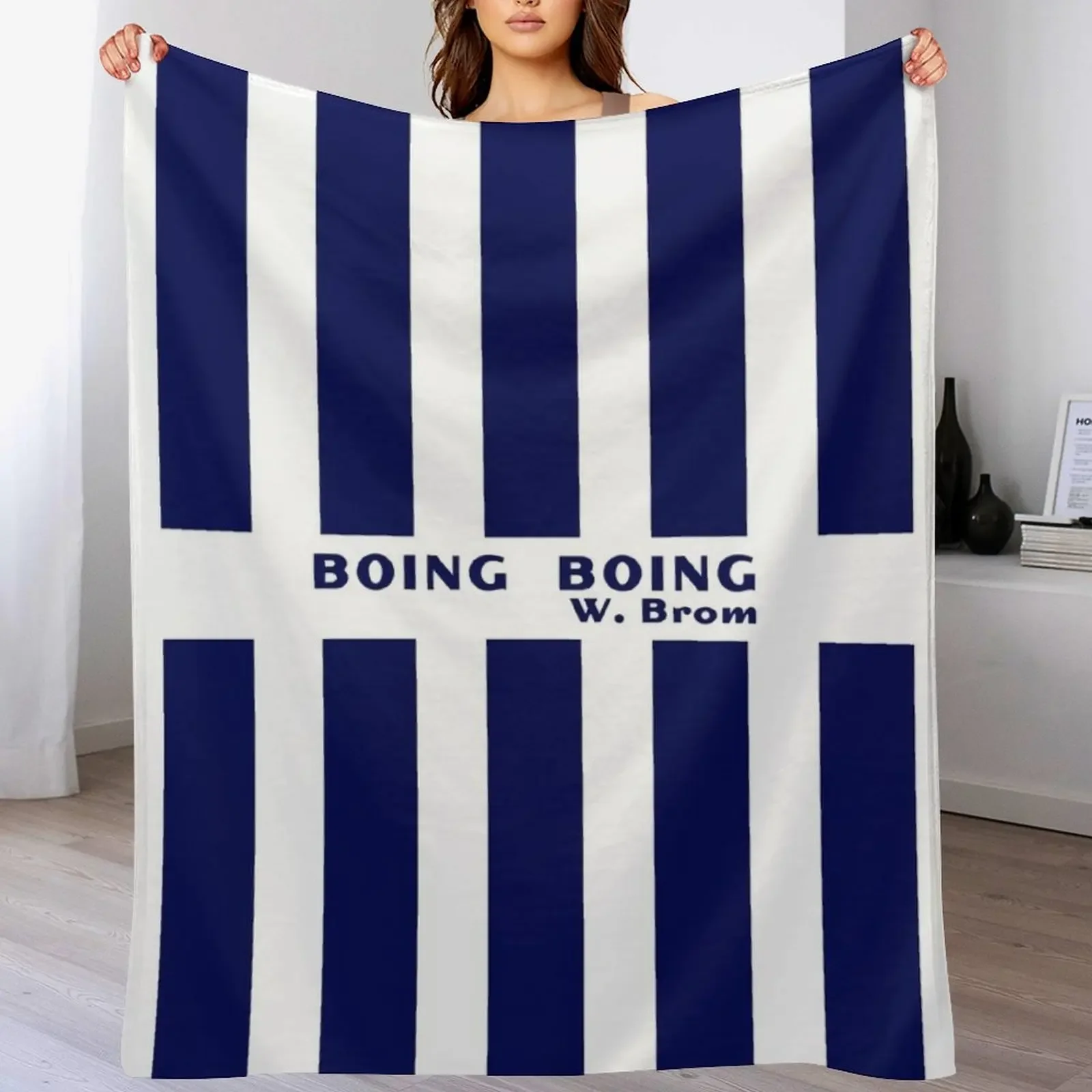 Boing Boing - W.Brom Throw Blanket Soft Summer Beddings Blankets