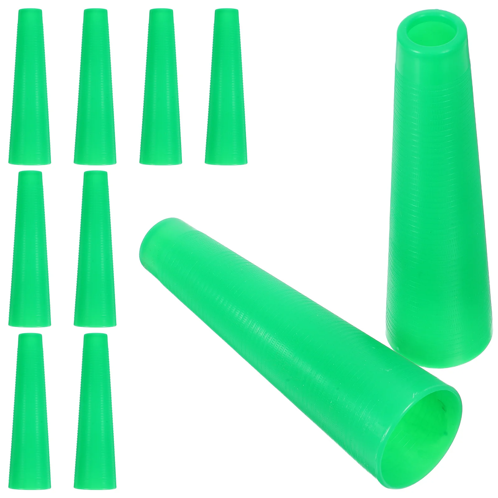 10Pcs Plastic Winding Bobbin Precision Angle Design Yarn Tube for Smooth Yarn Release DIY Knitting Sewing Tools