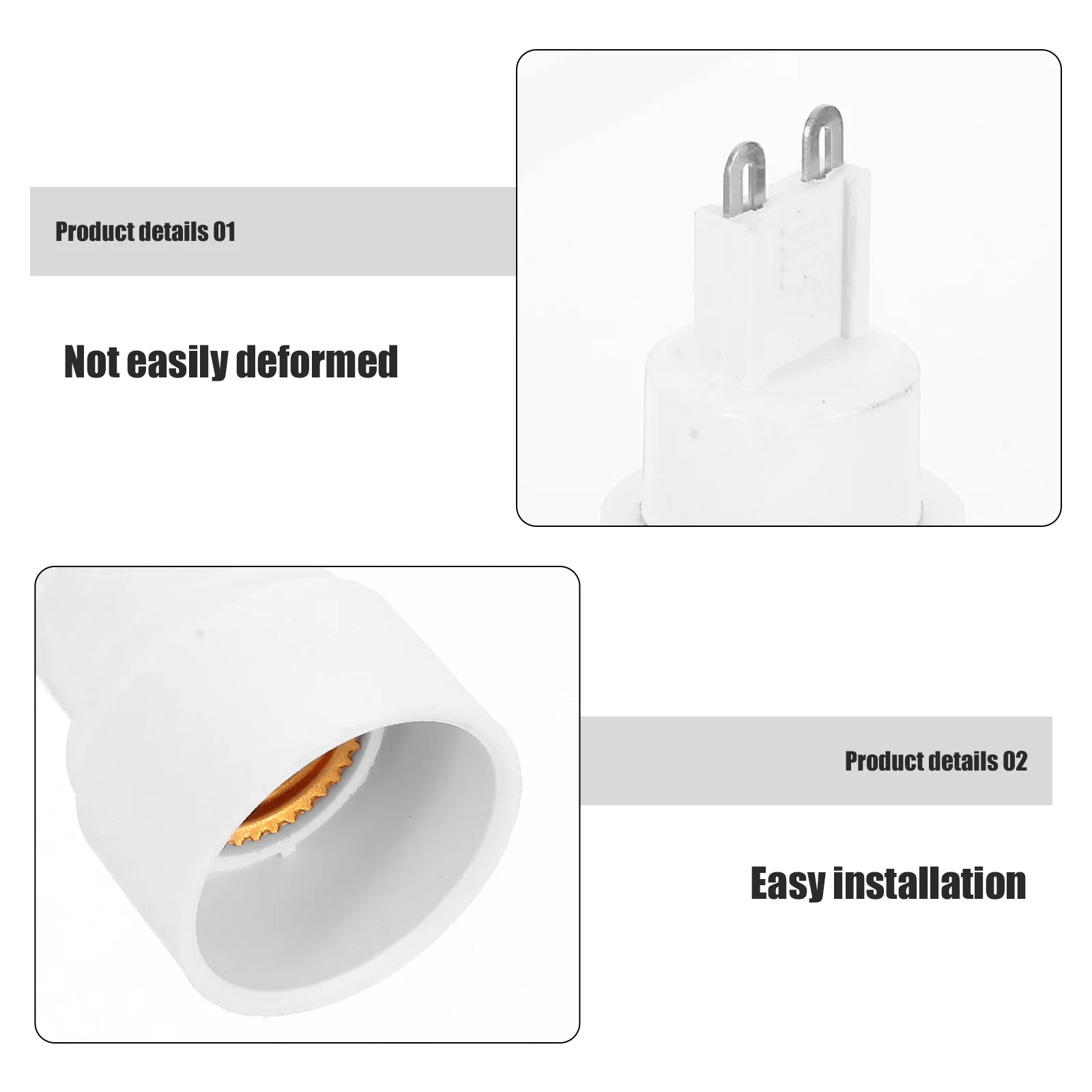 السيراميك G9 إلى E14 ضوء لمبة محول محول مصباح المقبس حامل قاعدة مصابيح مقاومة للحرارة للمنزل مكتب الإضاءة المقبس