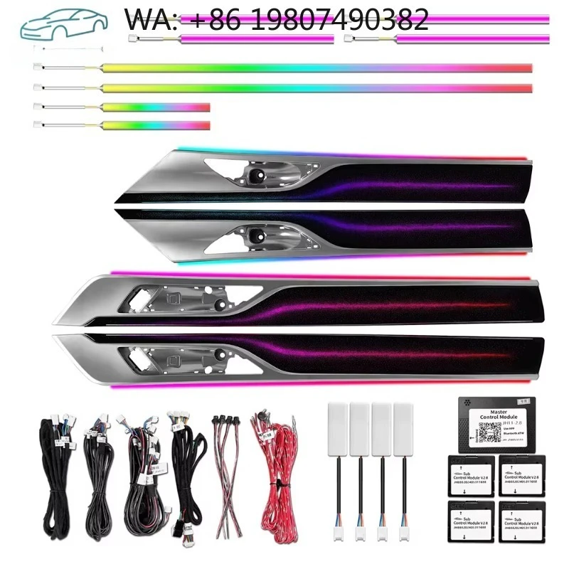 Galaxy Symphony Dynamic LED Interior Atmosphere Strip, 256 Color Ambient Light Fit 2015-2022 G12 Long Wheelbase Luxury Sedan Upg