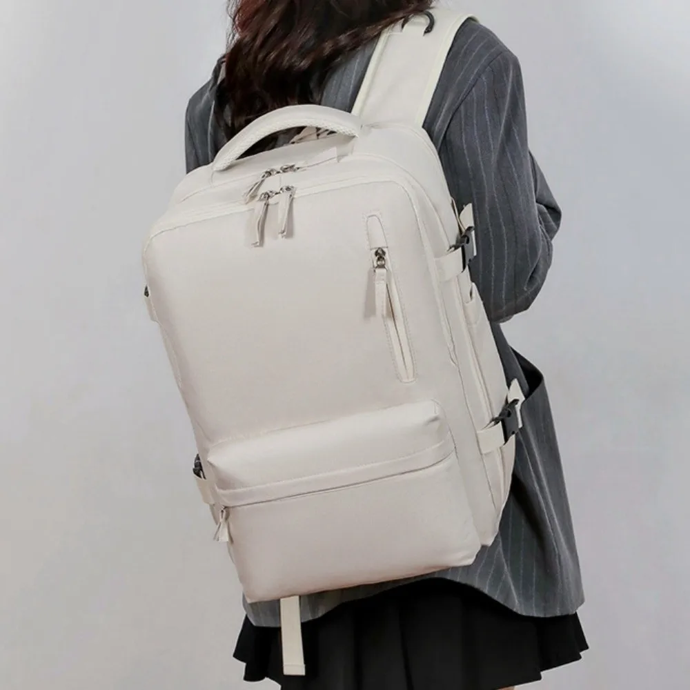 

Independent Shoe Compartment Travel Luggage Backpack External USB Charging Port Large Capacity Boarding Bag