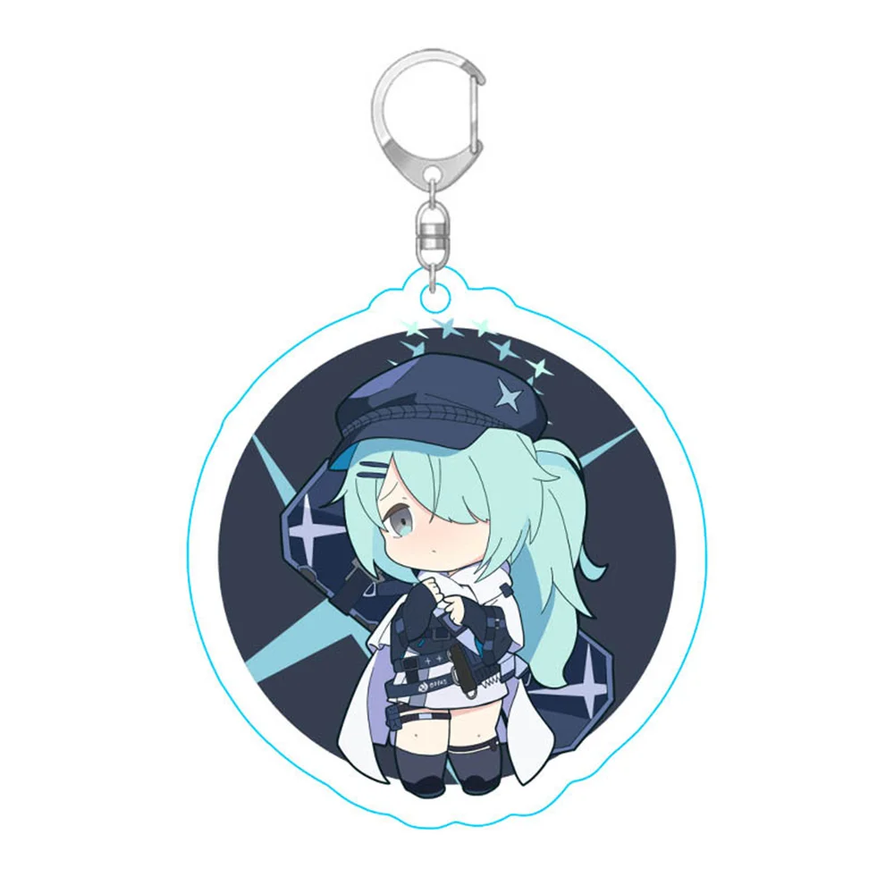 6cm Anime blau Archiv Schlüssel bund für Männer Kuromi Serika Izayoi Nonomi Anhänger Schlüssel ring Acryl Auto Schlüssel anhänger Schlüssel ring Party Geschenk