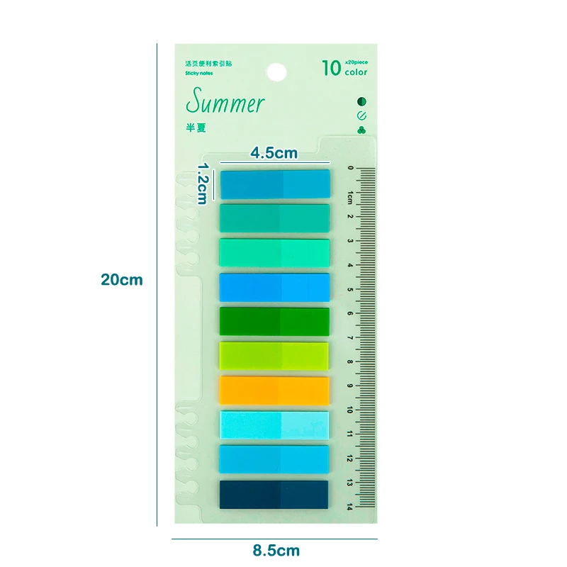 แผ่น200กระดาษโน้ตที่เรียบง่ายสำหรับนักเรียนสมุดจดบันทึกประเภทสีแบบ Morandi อุปกรณ์สำนักงานน่ารัก