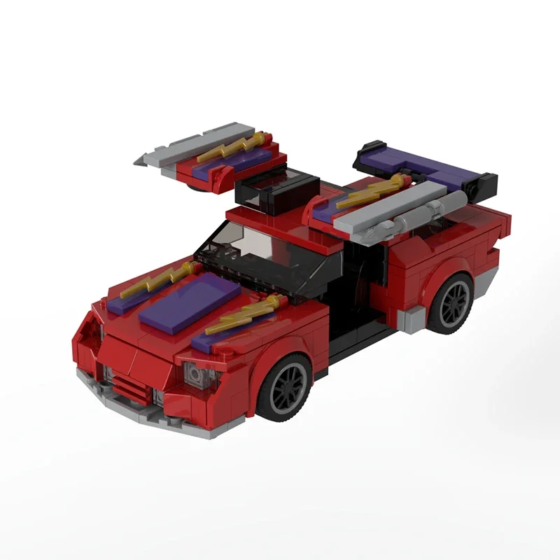 421pcs MOC MASKes Thunderhawk 8wide Modular Car Diorama Model Building Blocks Display Collector Creative Gift Set view 2