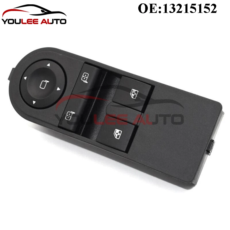 New 13215152 13228879 13183679 13228706 Power Master Window Control Lifter Switch For Opel Astra H Vauxhall Zafira MK Auto Parts