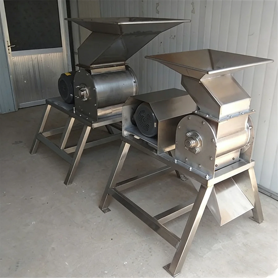 * / * Tomato Crushing and Fruit Crusher Machine mango Pulping  Machine 300-500kg/h  Fruit Pulping Machine 304 Stainless Steel
