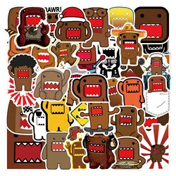 10/50PCS Funny Domo Kun Stickers Domo JDM Style graffiti Stickers for DIY Luggage Laptop phone Cup Skateboard Bicycle Stickers