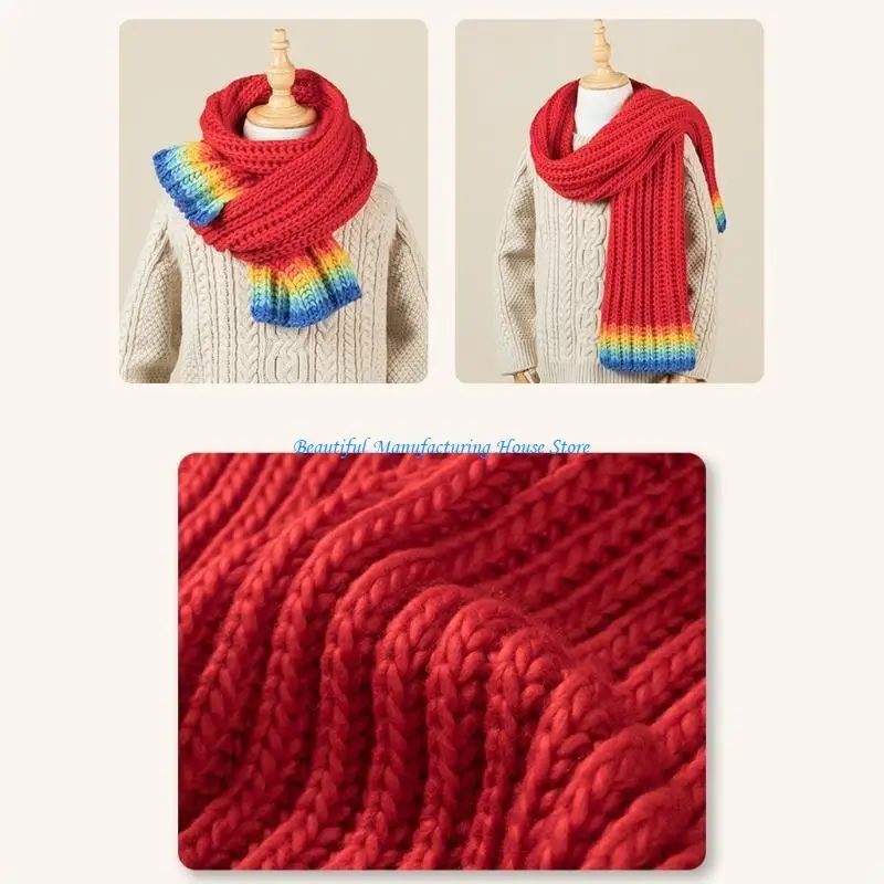e56a-–-echarpes-irisees-bonnet-rouge-noel-echarpe-arc-en-ciel-bonnet-tricote-d'hiver