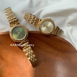 Fashion Personality Temperament Niche steel  strap quartz watch For women girl Bracelet watch  Jewelry accessories
