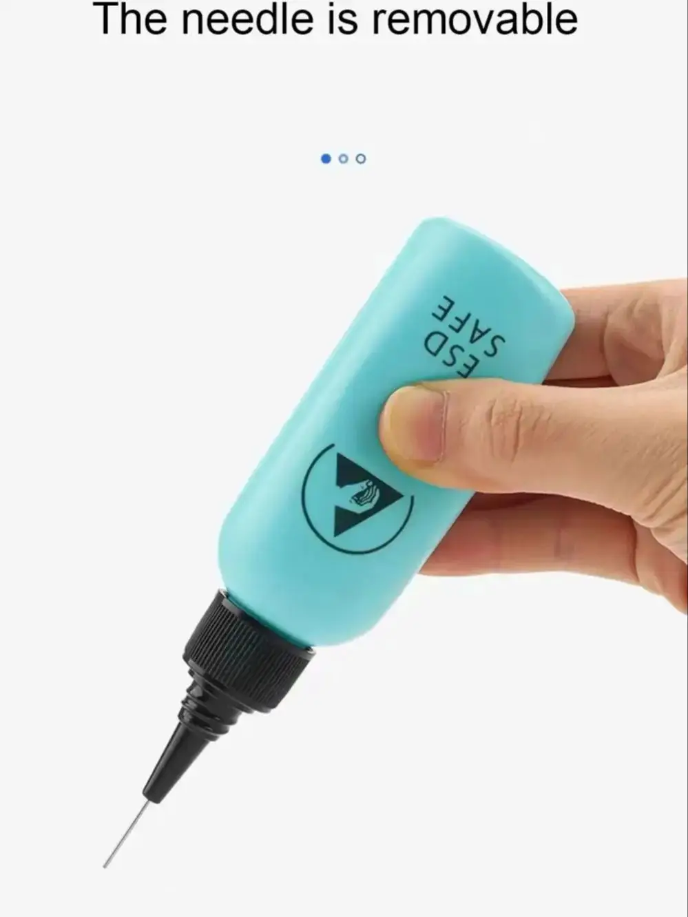 Bouteille d'alcool de 65mL 100ML, distribution de colophane, plaque de lavage, bouteille de solvant antistatique d'eau avec aiguille, réparation de téléphone étanche