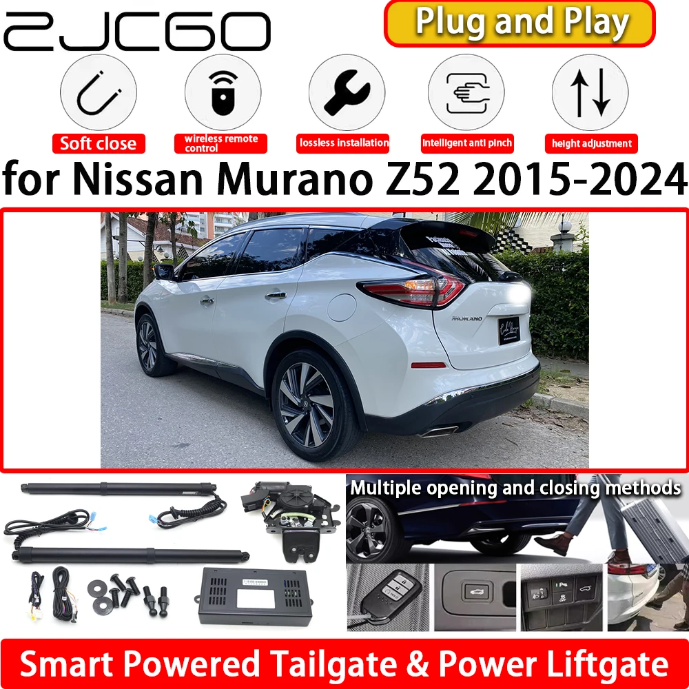 

ZJCGO for Nissan Murano Z52 2015-2024 OEM Automatic Electric Powered Tailgate Power Liftgate Tail Gate Lift Kit System
