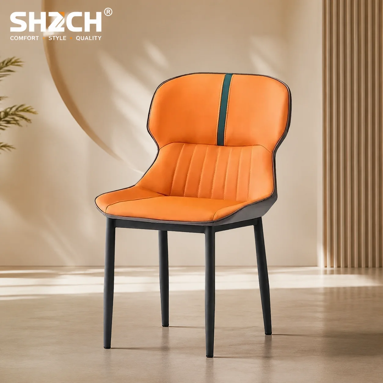 Nordic Style Dining Chairs Creative Color Matching Modern Simplicity Backrest Light Luxury Design Dining Chairs