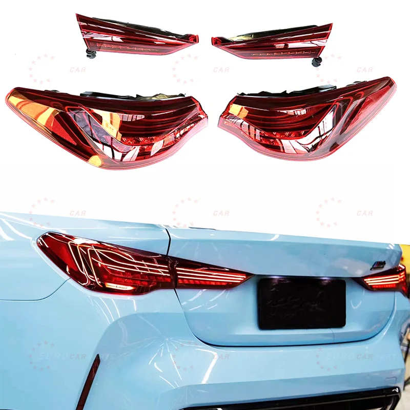 

Задний светодиодный фонарь 4 серии, задний фонарь для BMW G22 G23 G26 G82 G83 M4 Csl, лазерные задние фонари