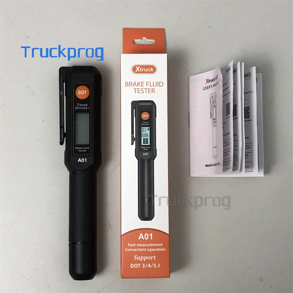 جهاز اختبار سائل الفرامل Xtruck AO1 يستخدم للكشف عن رطوبة سائل الفرامل وعرض ذكي قلم فحص تشخيص السيارة #1