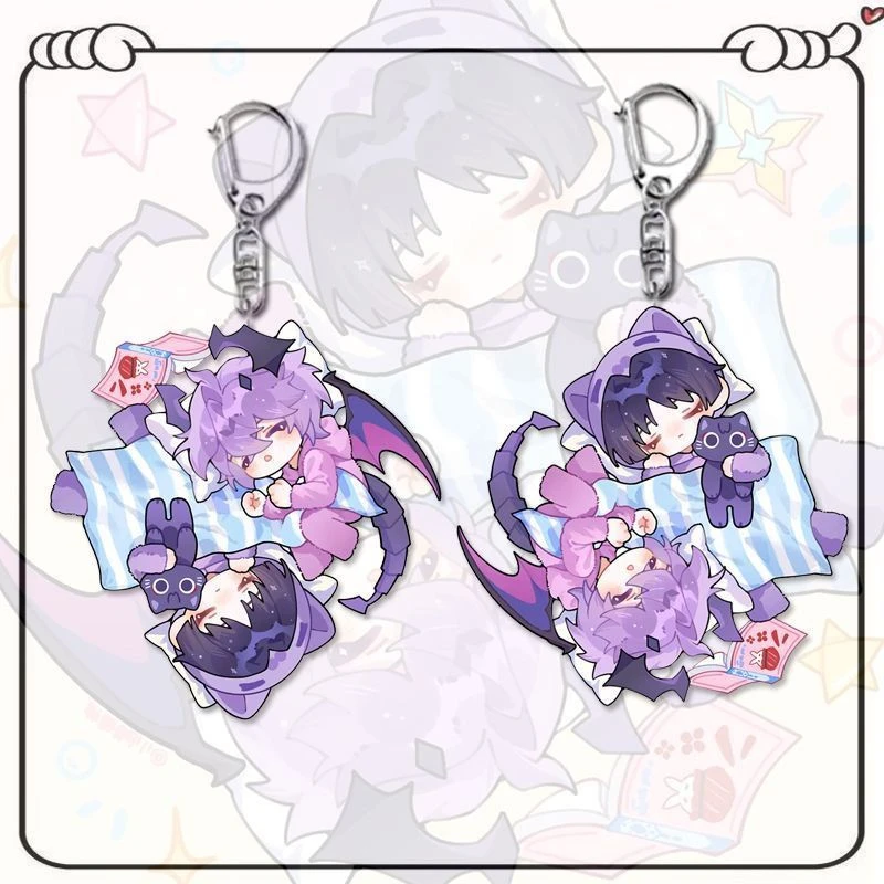 Chaveiro de Cosplay Durin Balladeer Wanderer, Chaveiro de Acrílico Kawaii, Ornamento para Bolsa, Acessórios de Decoração