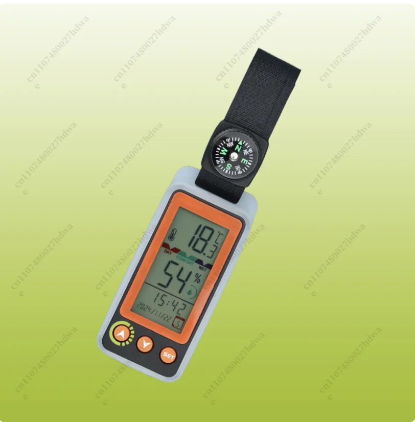 Multifunctional Thermometer Outdoor, Indoor High-precision Thermometer Portable Hanging Thermometer