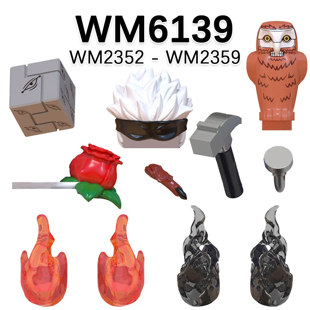 WM6139 WM6140 WM6149 WM6200 WM6201 WM6202 Bricks Compatible Action Figures Parts DIY Building Blocks Kids Toys For Children Gift