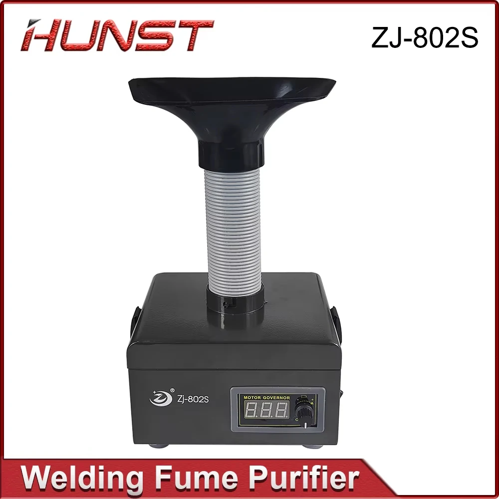 HUNST ZJ- 802 ZJ- 802S Welding Fume Extractor Air Dust Fume Purifier USB Fast Charger Industrial Phone PCB Soldering Repair Tool