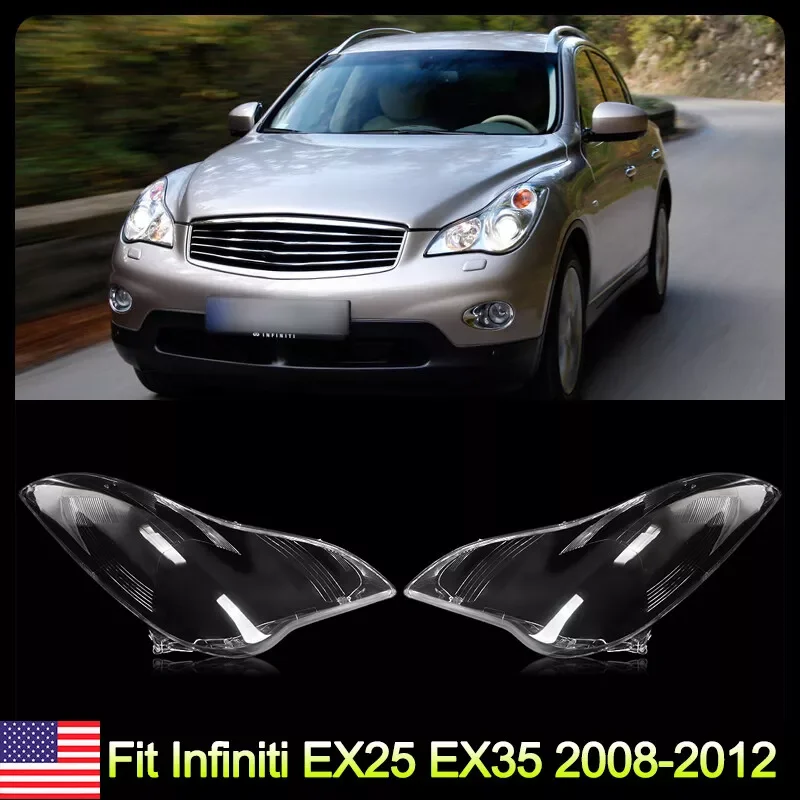 

Headlights Shell For Infiniti EX25 EX35 2008-2012 Car Light shell Left Right Side HeadLamp Lens Cover Headlight Protect Parts