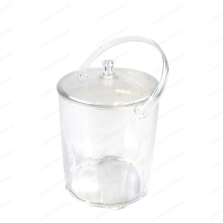 Internet Celebrity Ice BUcket with Lid Ice Bucket Household Cola Beer BucKet Transparent High Value Portable Red Wine BuckeT