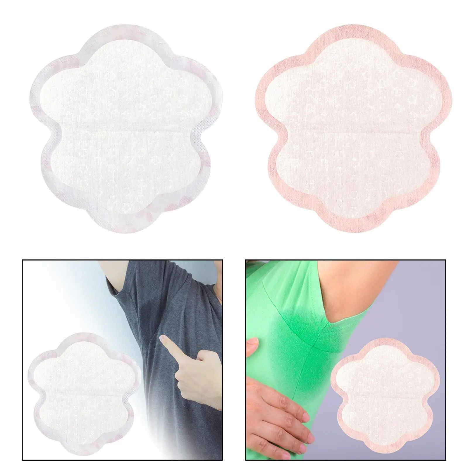 Tappetino antisudore ascellare comodo adesivo antitraspirante monouso traspirante