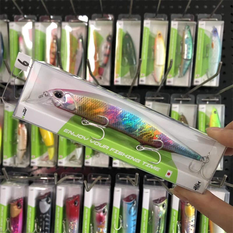 LURETV اليابان المستوردة DUO نفس النمط إغراء مينو REALIS JERKBAIT 120SP طعم باس البحر تعويم 17 جرام