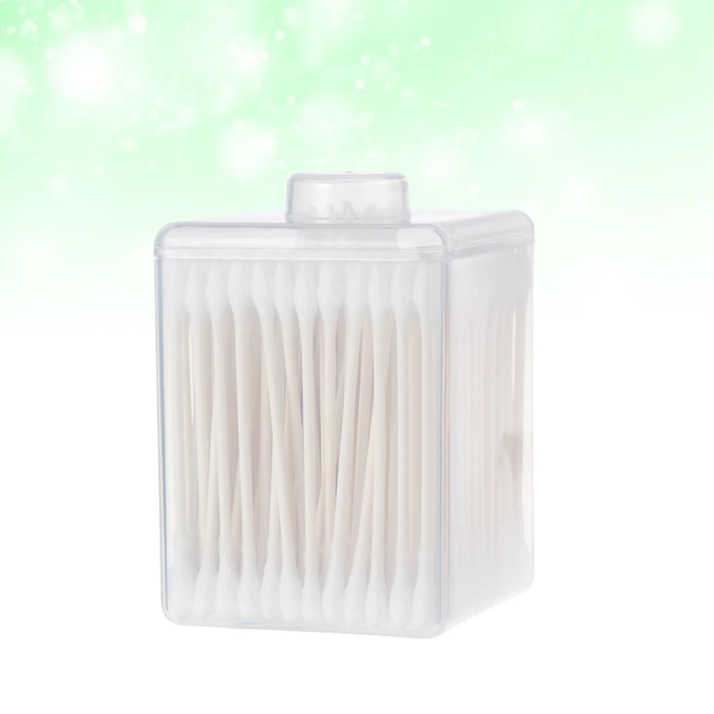 600 個ダブルヘッド綿棒メイク落としツール美容クレンジングスティック紙幹アプリケータースキンケア創傷ケア用