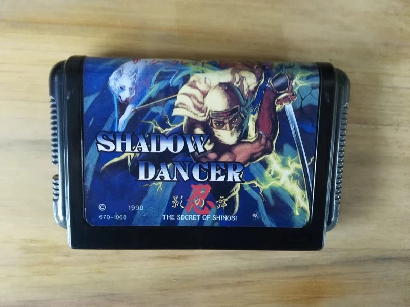 MD Game : SHADOW DANCER THE SECRET OF SHINOBI ( Japan Version!! )