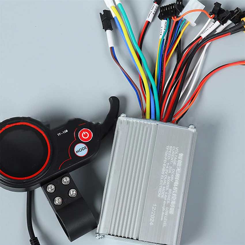 

48V20A Controller e-bike Brushless Controller for Electric Bicycle E-scooter Dual Mode Sensor/Sensorless