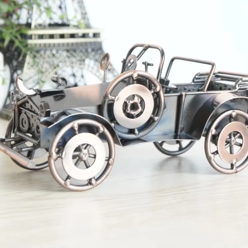 Metal retro car home decoration