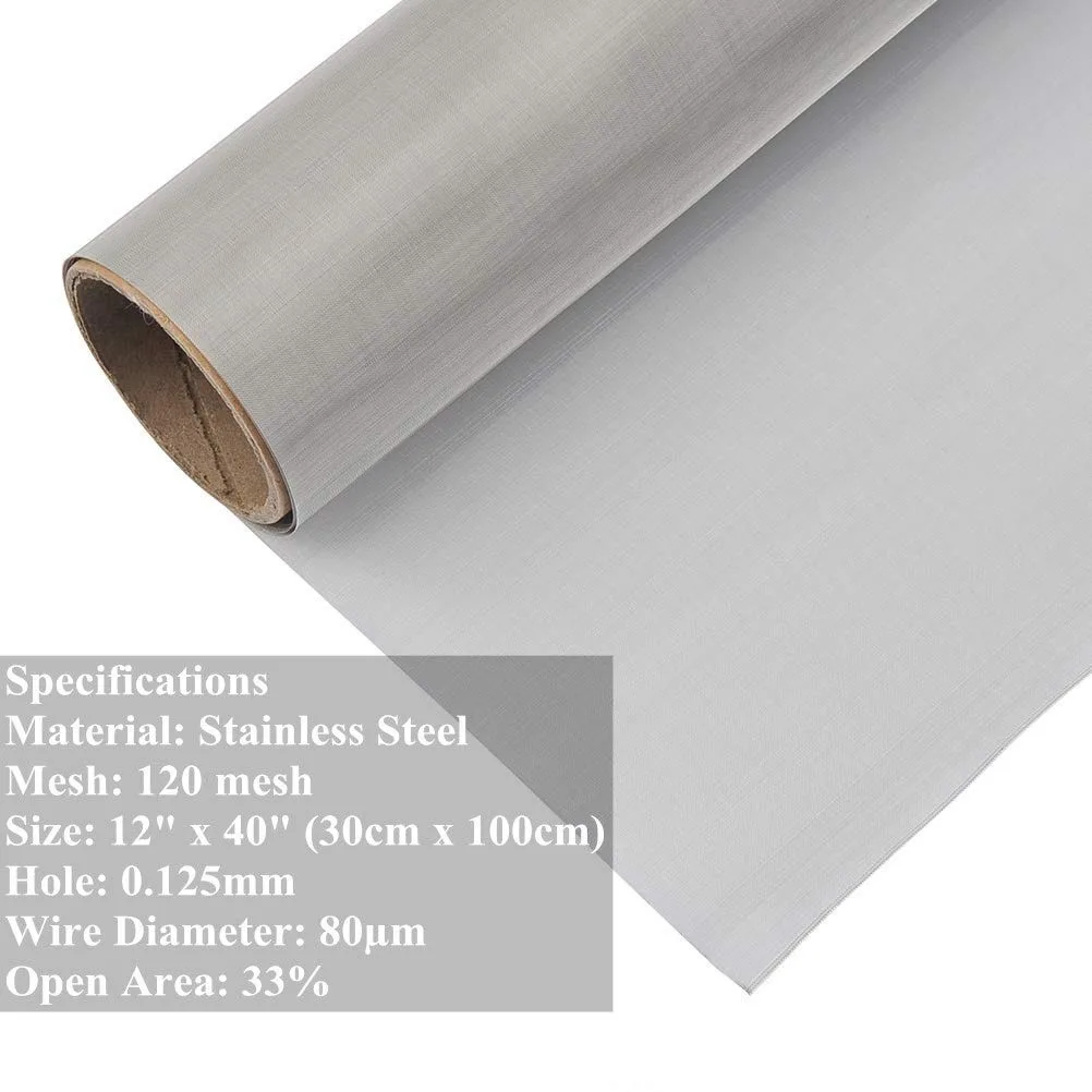 شبكة منسوجة من الفولاذ المقاوم للصدأ 20251.2 م 304 لتظليل الدفيئة الزراعية وخدمة لحام مكافحة الآفات