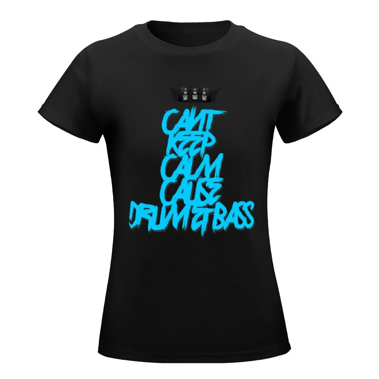 Can't Keep Calm - DNB T-Shirt Aesthetic clothing tees oversized t-shirt dress for Women sexy