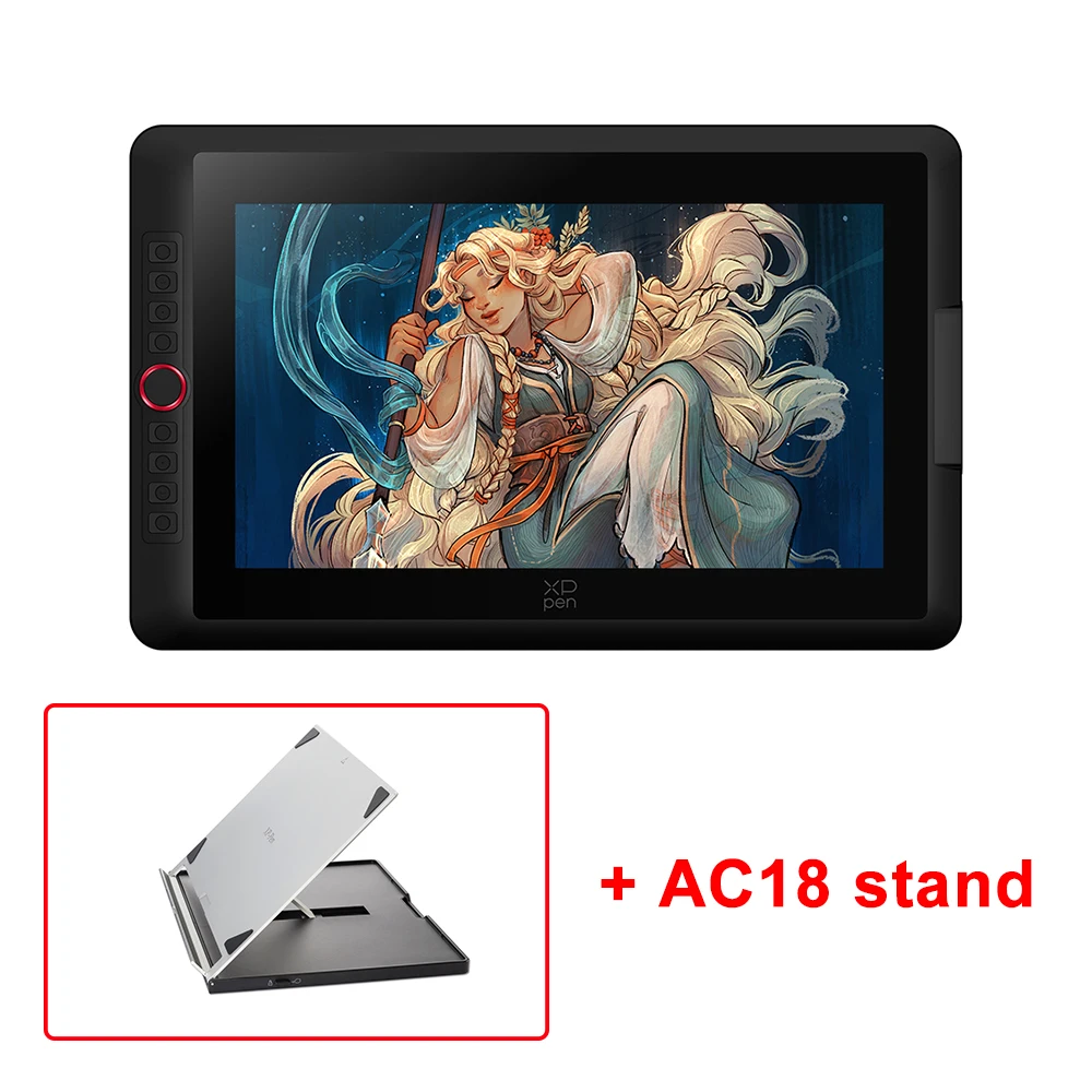 XPPen Artist 15.6 Pro V2 Drawing Tablet with X3 Pro Stylus Graphic