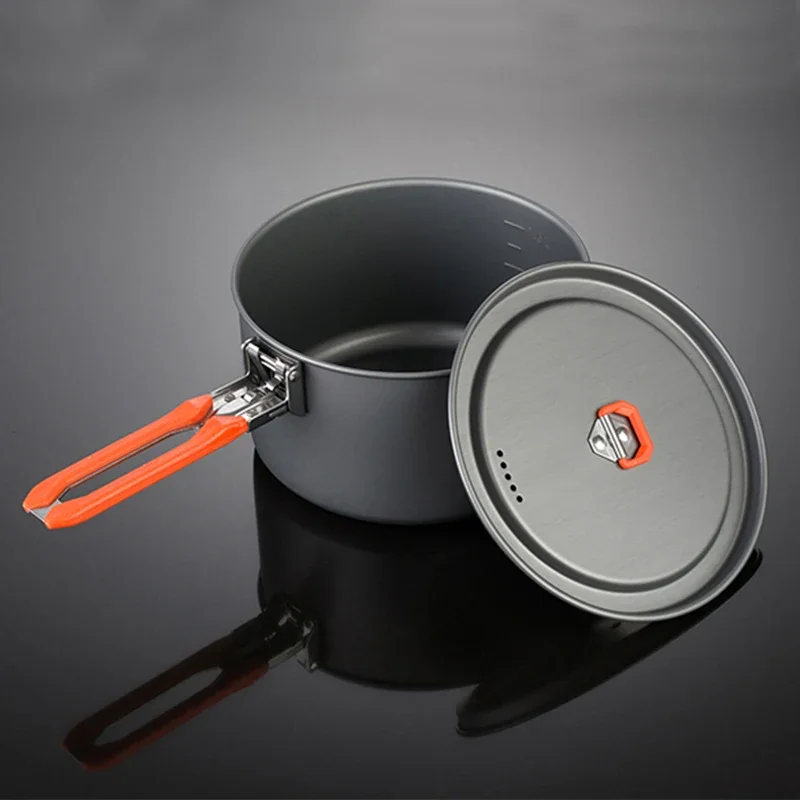 Fire Maple 2-3 Person Cookware Sets Pots and Frying Pots and Pans Set Tea Camp Picnic Hiking Backpack Camping Cooker Feast 2